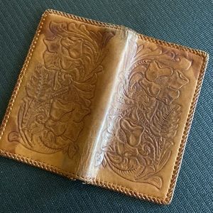 Vintage Tooled Leather Wallet